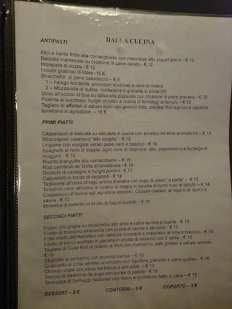 Menu_SPIRITO Restaurant & Much More_Vigarano Mainarda_image_1