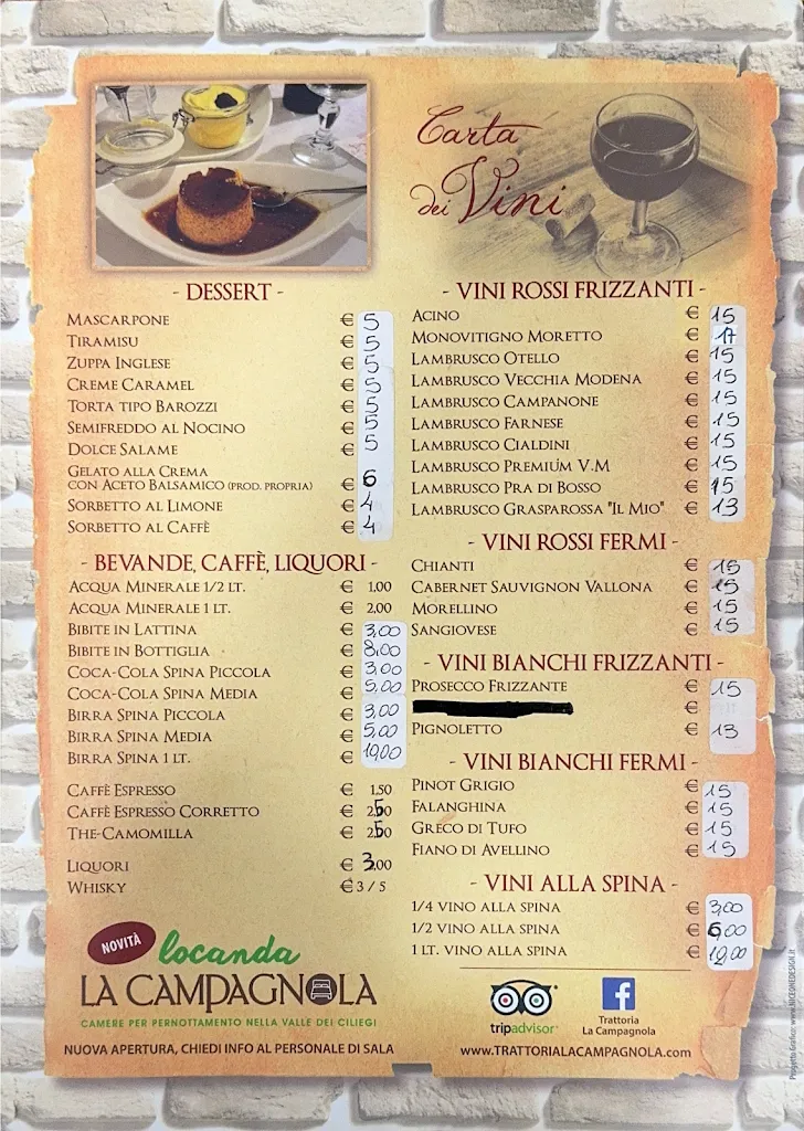 Menu_Trattoria La Campagnola_Vignola_image_1
