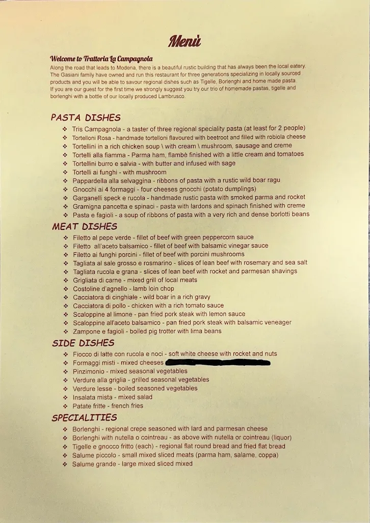 Menu_Trattoria La Campagnola_Vignola_image_3