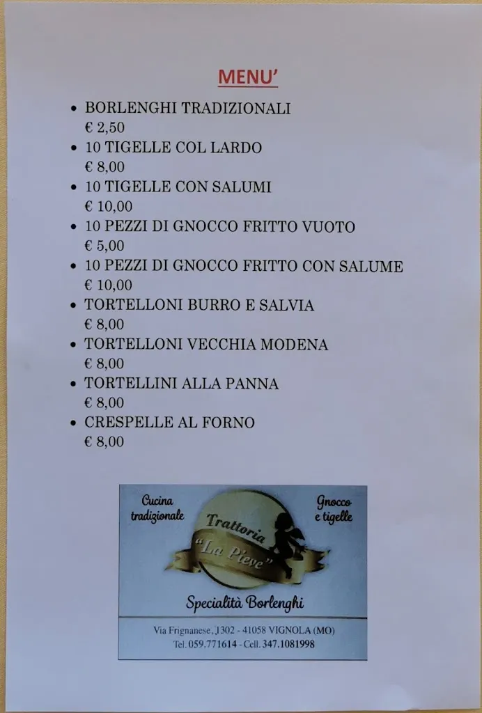 Menu_Trattoria La Pieve_Vignola_immagine_1