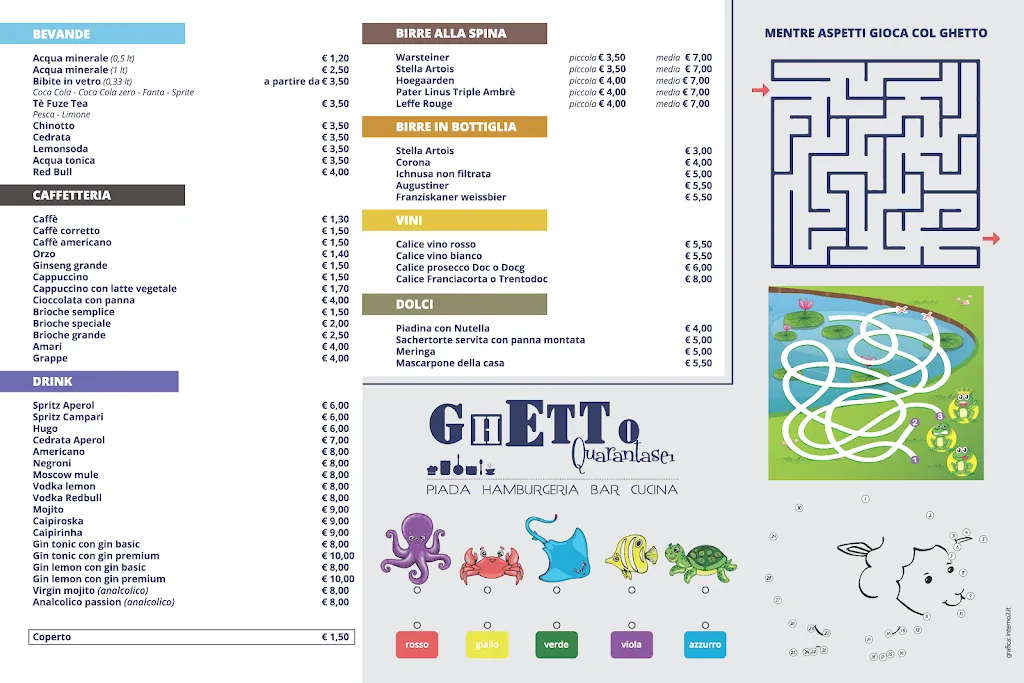 Menu_Ghettoquarantasei Villa Verucchio_Verucchio_immagine_1