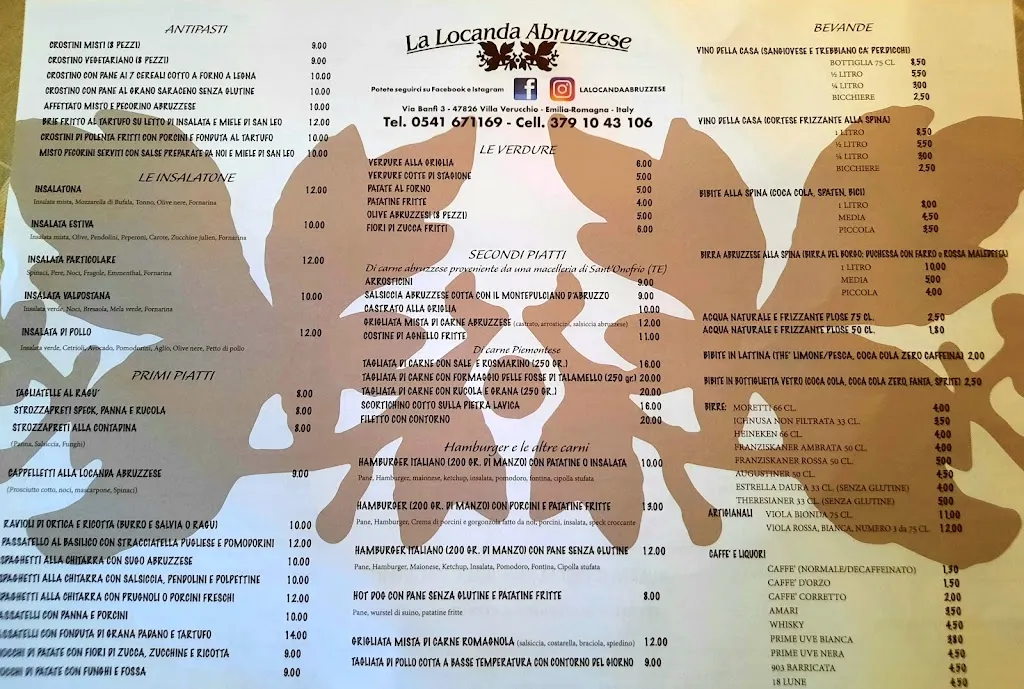 Menu_La Locanda Abruzzese_Verucchio_image_4