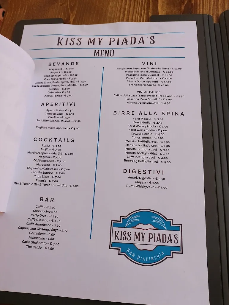 Menu_Kiss My Piada's Verucchio_Verucchio_image_1