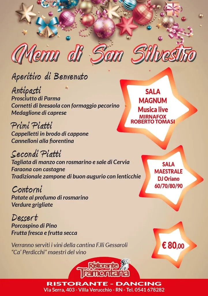 Menu_Ristorante Tramontana villa verucchio_Verucchio_image_1