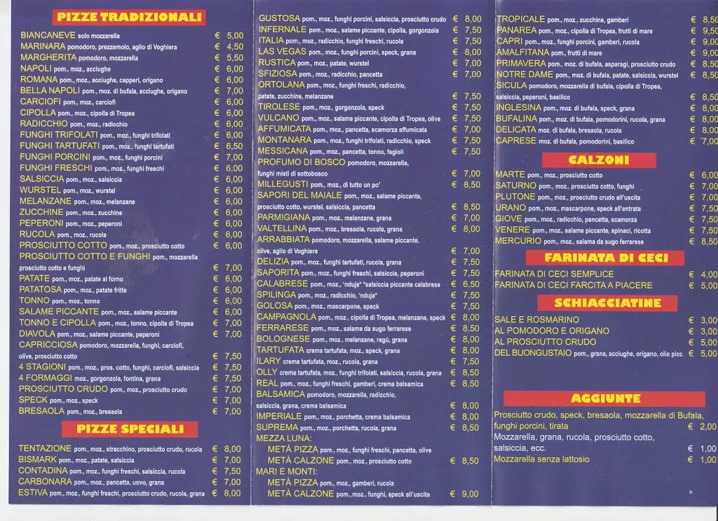 Menu_Pizzeria Trattoria Las Vegas_Voghiera_image_1