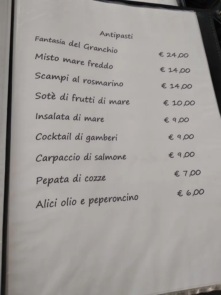 Menu_Ristorante Il Granchio. Cucina di mare_Roseto degli Abruzzi_imagen_4