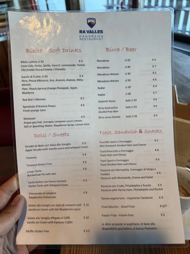 Menu_Capanna Ra Valles 2470 m_Ampezzo_image_2