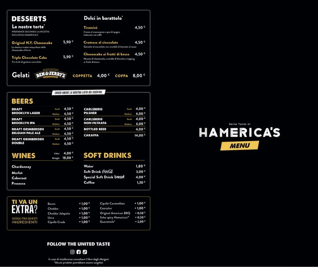 Menu_Hamerica's outlet Palmanova_Aiello del Friuli_image_3