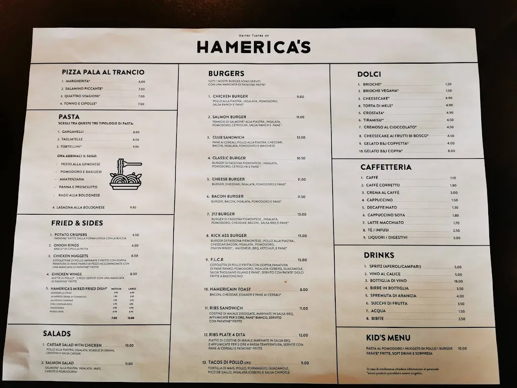 Menu_Hamerica's outlet Palmanova_Aiello del Friuli_image_4