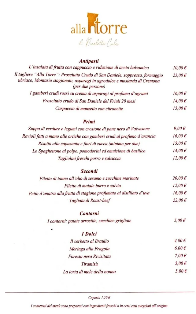 Menu_ALLA TORRE RISTORANTINO ENOTECA_Arzene_image_1