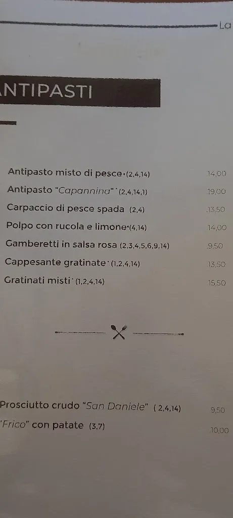 Menu_Ristorante La Capannina_Aquileia_image_2