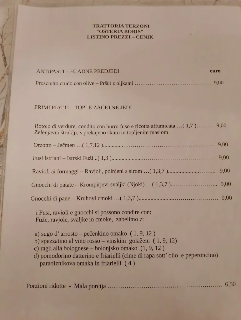Menu_Trattoria Terzoni 