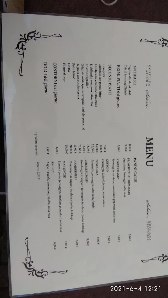 Menu_Trattoria Gostilna Suban Di Sandor Sedmak_Aurisina_image_4