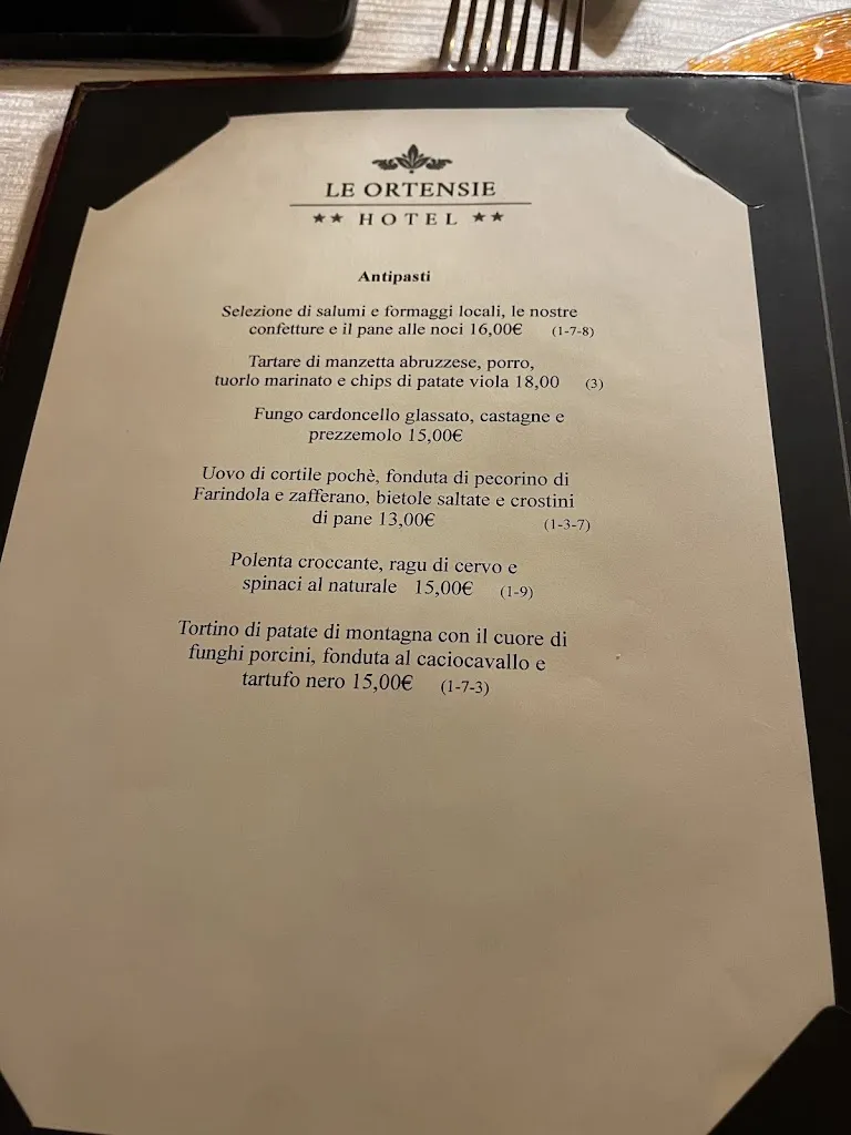 Menu_Garnì Le Ortensie_Roccaraso_immagine_2