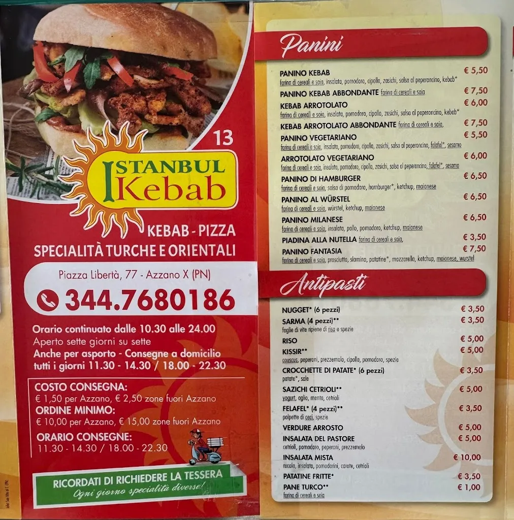 Menu_Istanbul Kebab è Pizza 13_Azzano Decimo_immagine_3