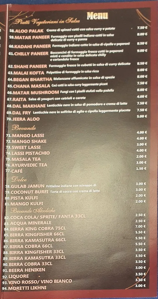 Menu_Tandoori Spice Indian restaurant & kebab_Azzano Decimo_immagine_4