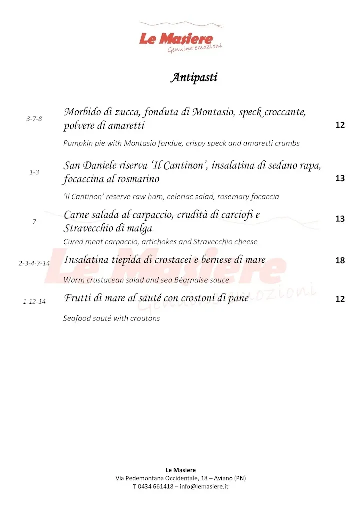 Menu_Le Masiere_Aviano_immagine_3