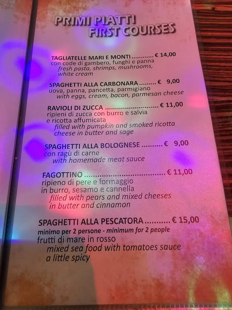 Menu_Mario'S Autentik Club Bistrot_Aviano_image_1