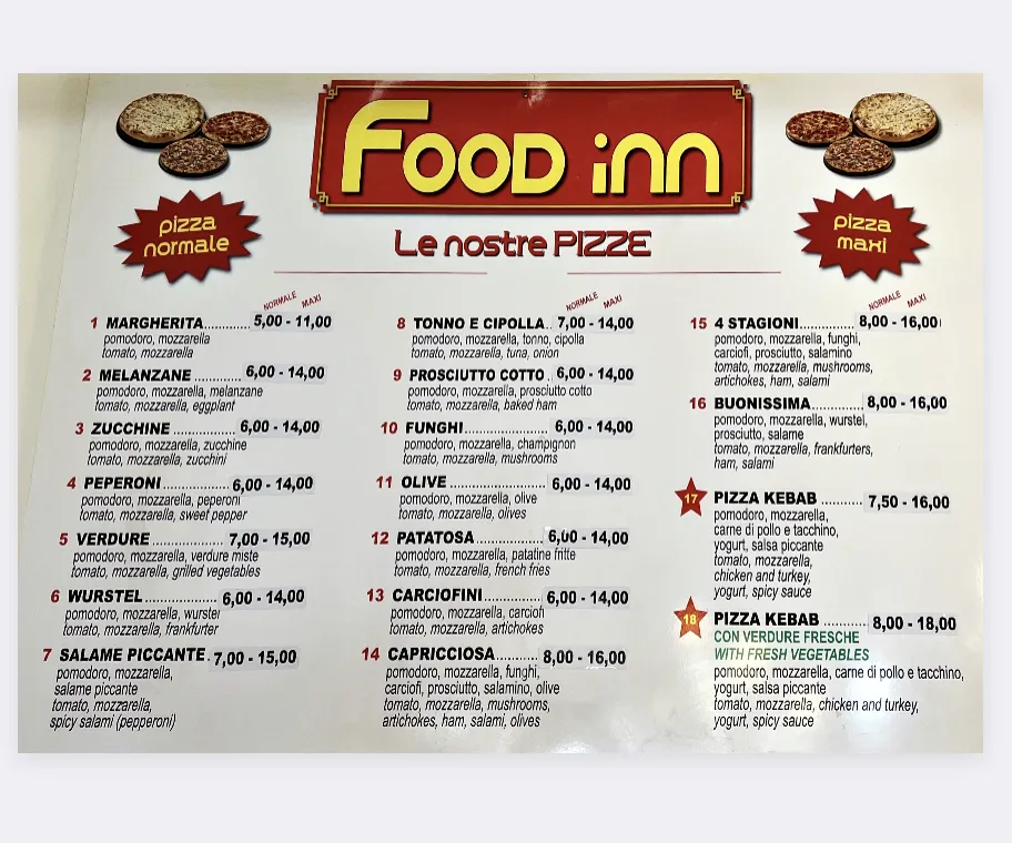 Menu_Food Inn &Pizza Kebab Aviano _Aviano_image_4