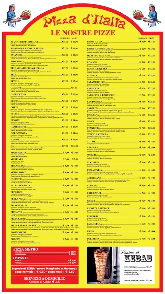 Menu_Pizza d'Italia_Aviano_image_1