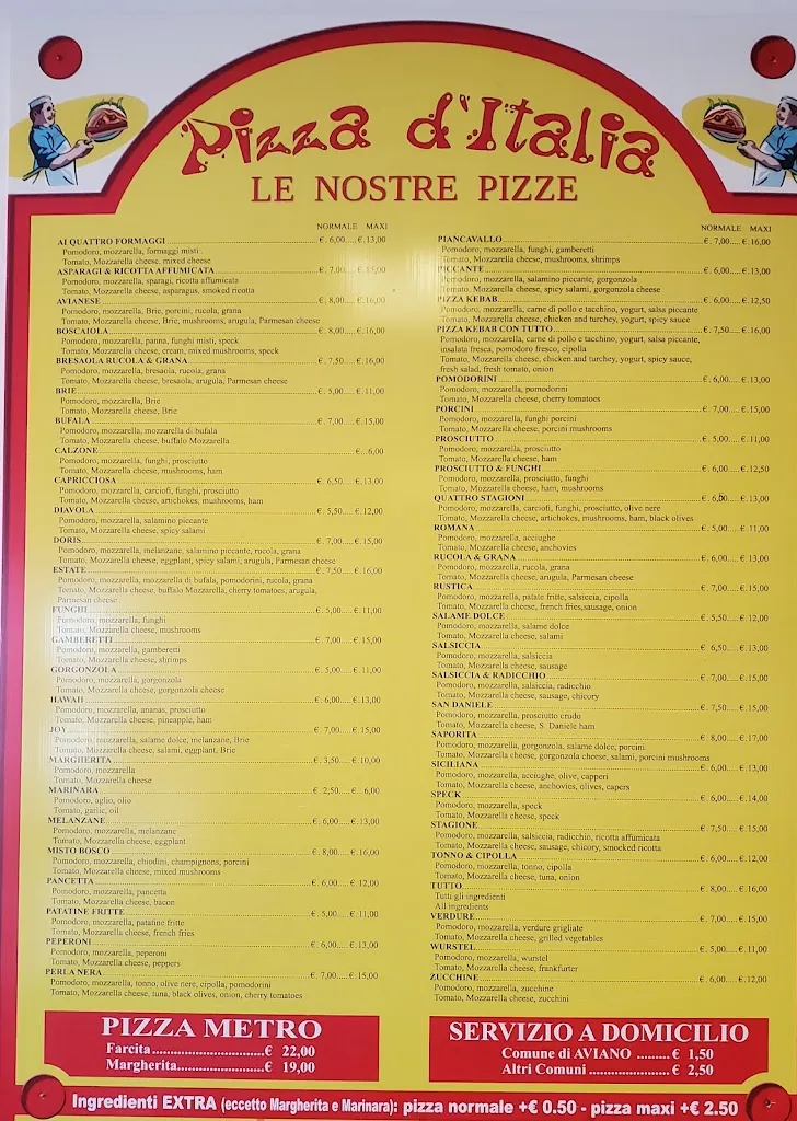 Menu_Pizza d'Italia_Aviano_image_2