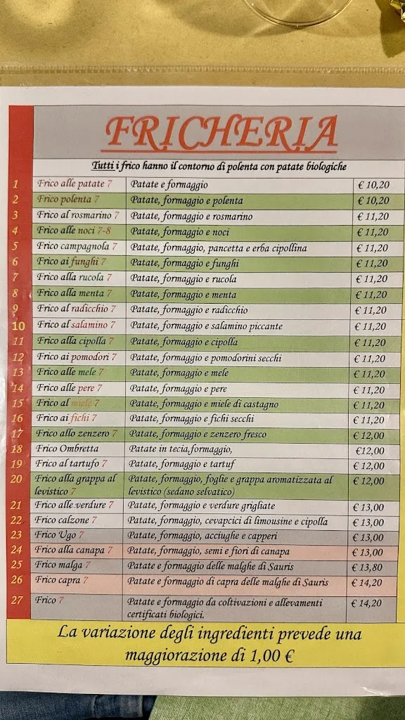 Menu_Trattoria Fricheria al Cavallino_Bagnaria Arsa_image_1
