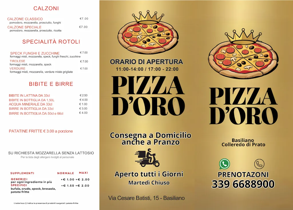Menu_Pizza d'Oro_Basiliano_image_1