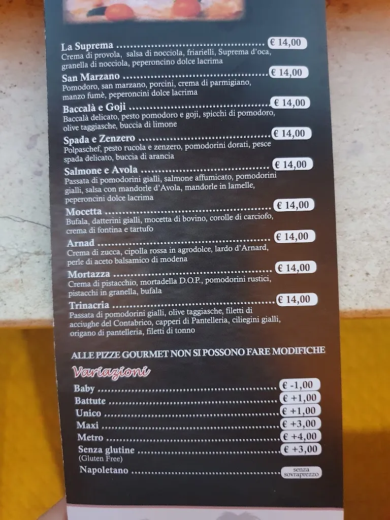 Menu_Pizzerie San Marco_Brugnera_image_1