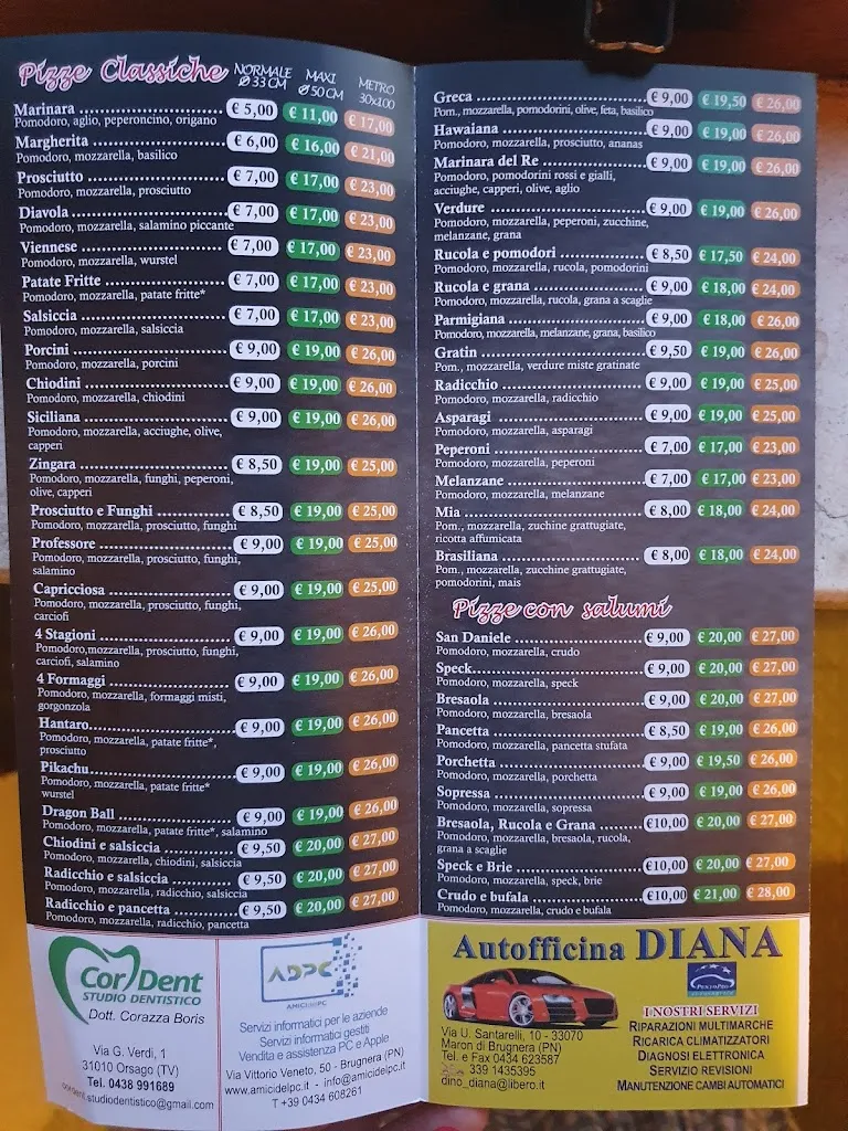 Menu_Pizzerie San Marco_Brugnera_image_2