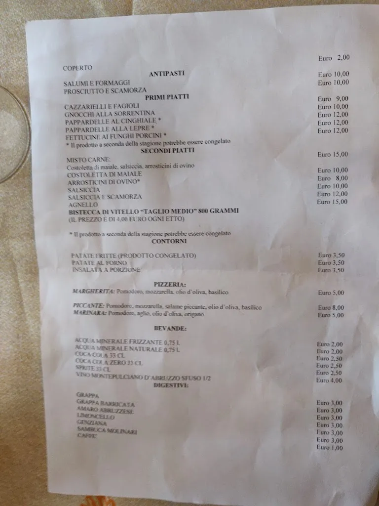 Menu_Ristorante 'O Sfizio'_Roccaraso_image_1