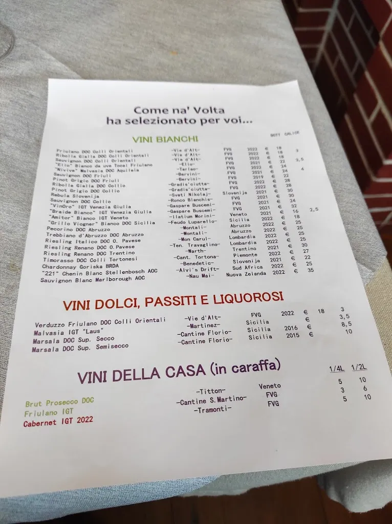 Menu_Come Na Volta_Budoia_image_2