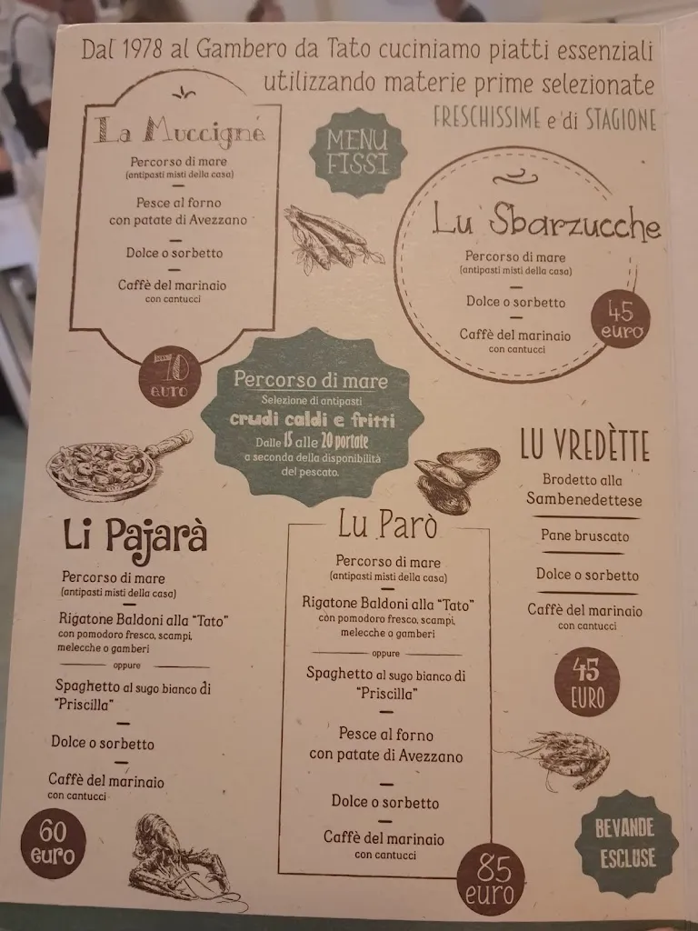 Menu_Il Gambero da Tato_San Benedetto in Perillis_image_2