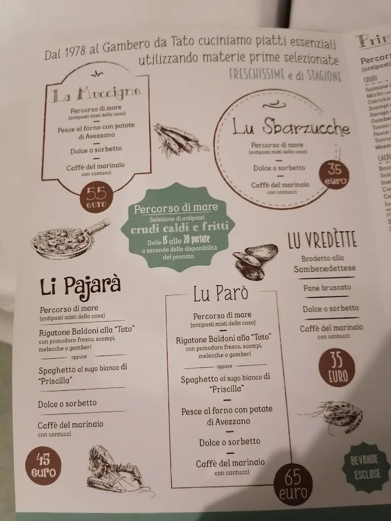 Menu_Il Gambero da Tato_San Benedetto in Perillis_image_3