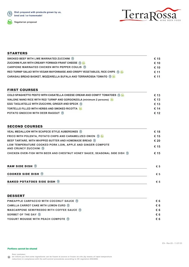 Menu_Ristorante Agrituristico TerraRossa Caneva_Caneva_image_2