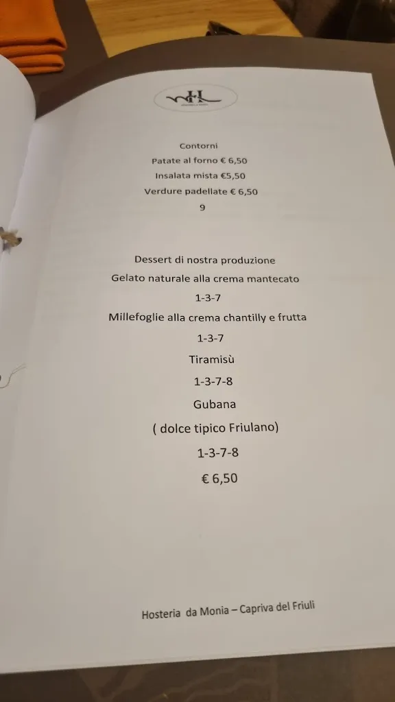 Menu_Hosteria da Monia- Capriva del Friuli_Capriva del Friuli_image_2