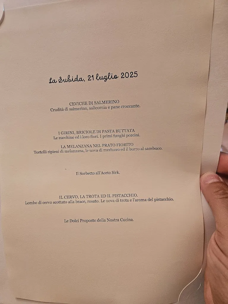 Menu_La Subida Country Resort - Trattoria al Cacciatore_Capriva del Friuli_image_1