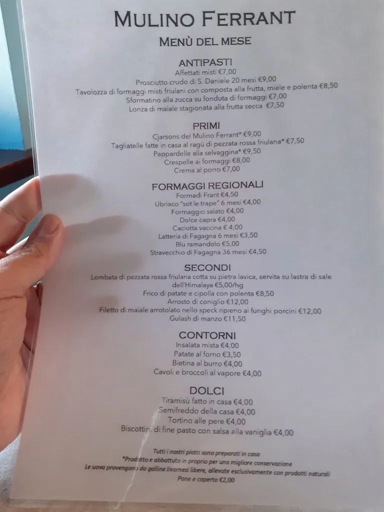 Menu_Mulino Ferrant Di Fant Paolo_Cassacco_image_2