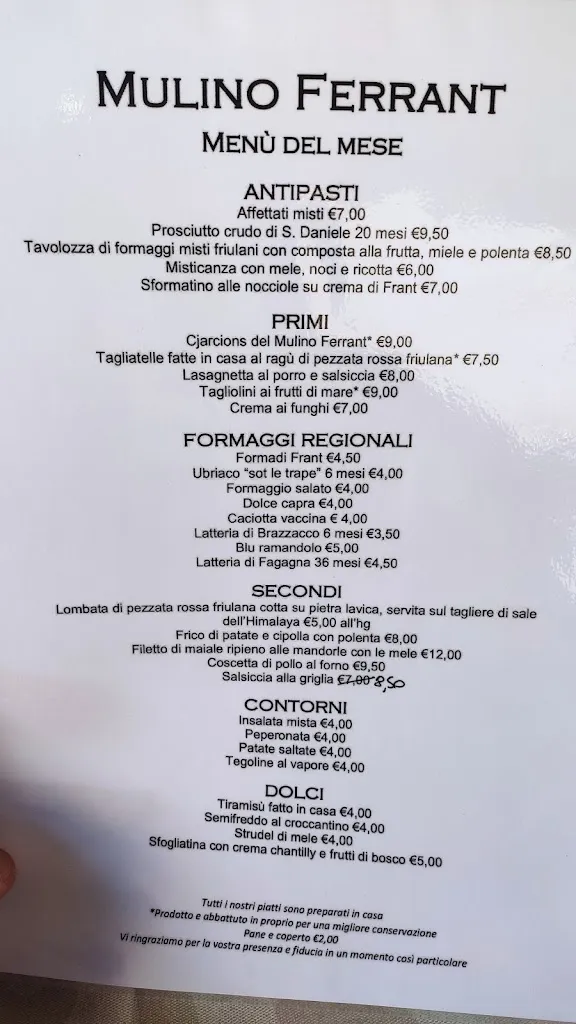 Menu_Mulino Ferrant Di Fant Paolo_Cassacco_image_3