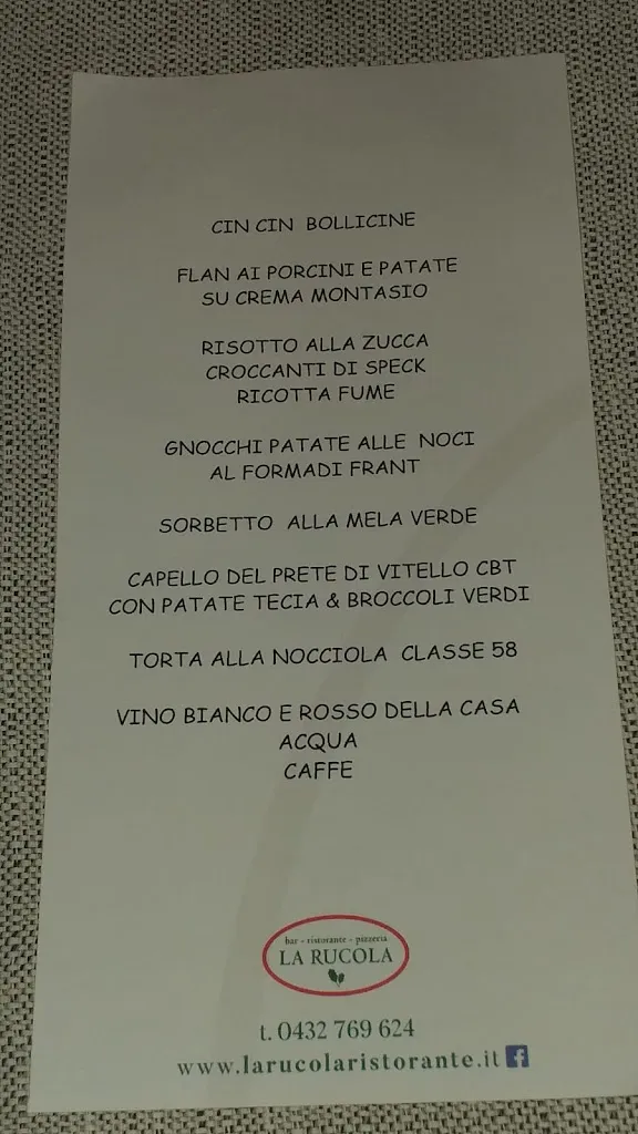 Menu_Ristorante La Rucola_Castions_image_2