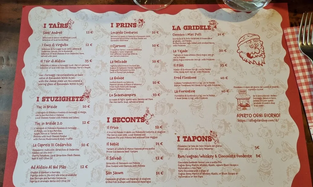 Menu_Al Fogolâr Rooms & Osteria_Chiaulis_image_3