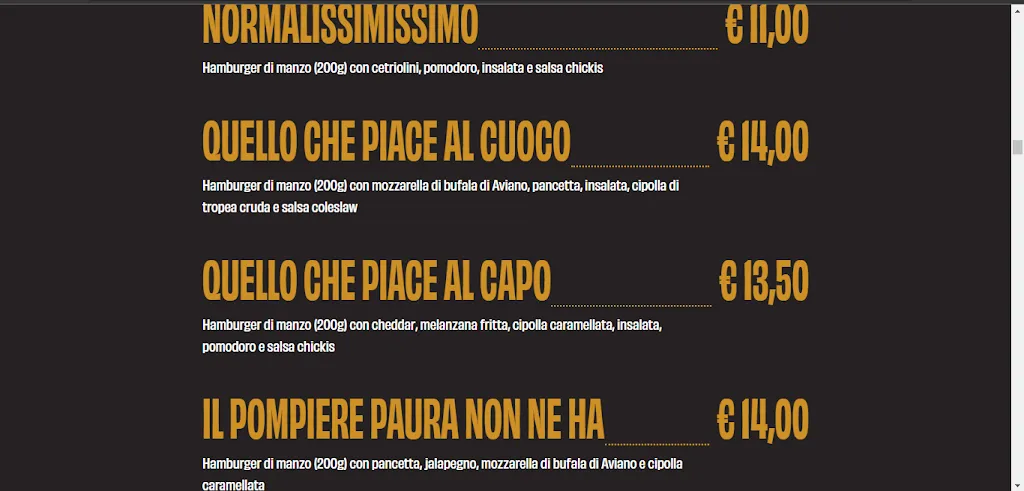 Menu_CHICKIS - POLLO FRITTO Sacile_Cavolano-Schiavoi_image_1