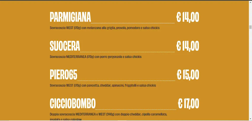 Menu_CHICKIS - POLLO FRITTO Sacile_Cavolano-Schiavoi_image_3