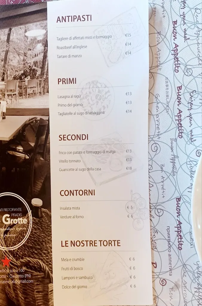 Oriano Del Sal_Pradis alle Grotte Bar Ristorante_Clauzetto_review