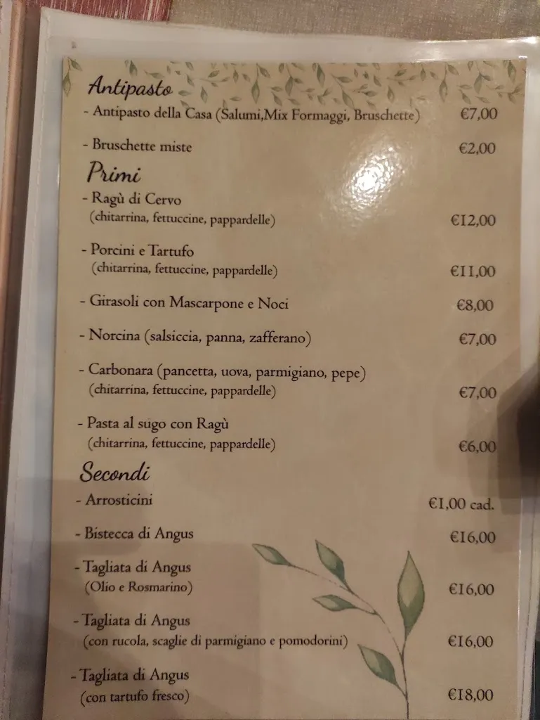 Menu_Pizzeria Arrosticini La Favola_San Benedetto dei Marsi_image_1