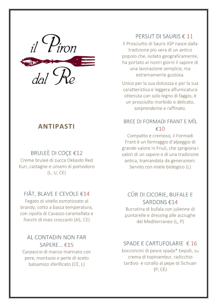 Menu_Ristorante il Piron dal Re_Codroipo_immagine_1