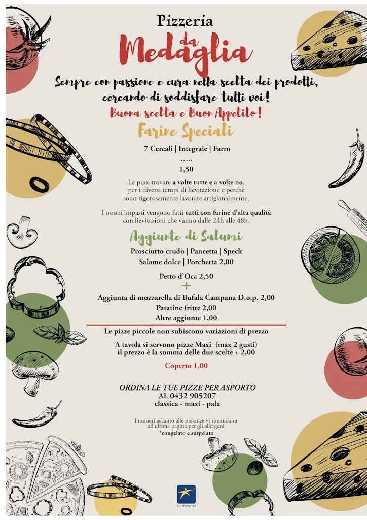 Menu_Pizzeria da Medaglia Codroipo_Codroipo_image_1
