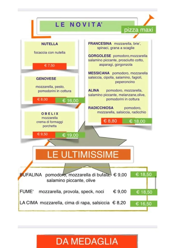 Menu_Pizzeria da Medaglia Codroipo_Codroipo_image_2