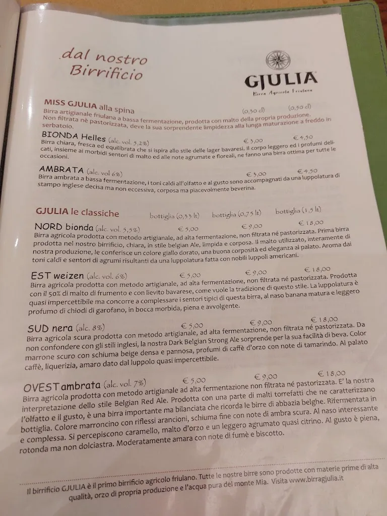 Menu_Agriturismo Wine&Beer Alturis_Cividale del Friuli_image_2