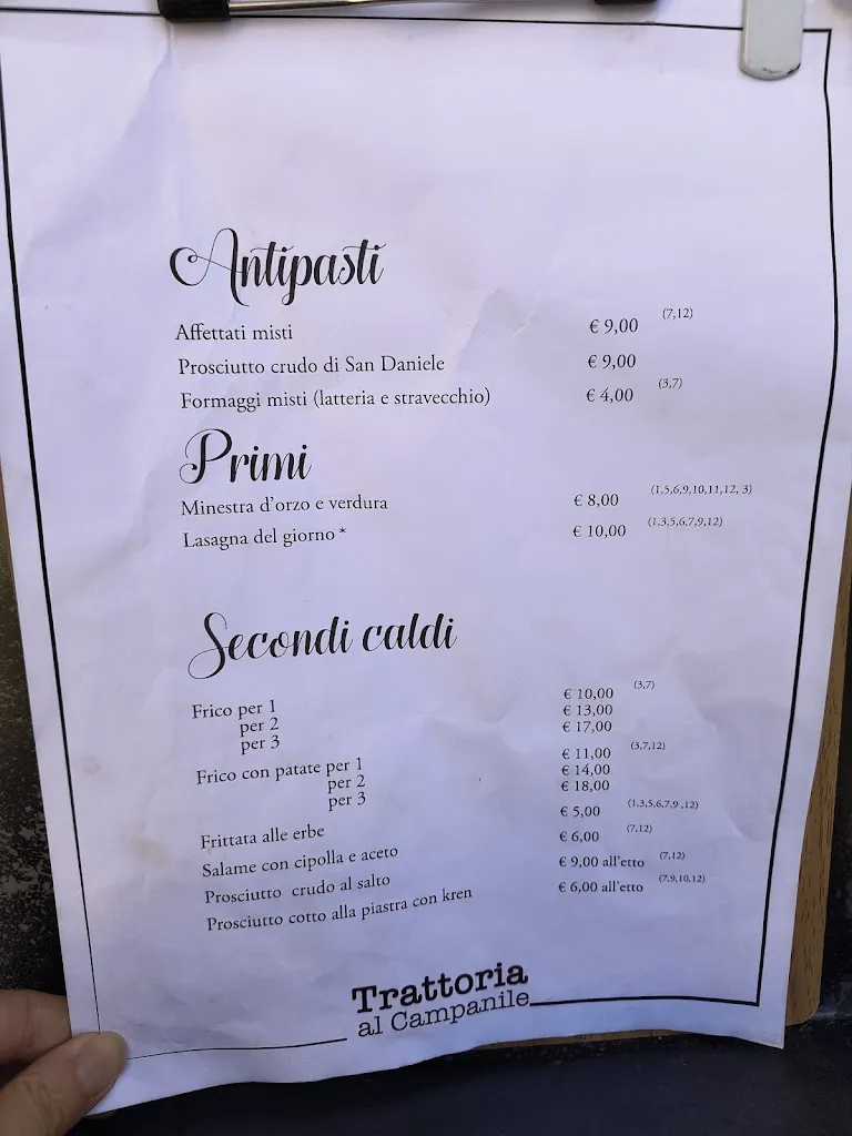 Menu_Al Campanile_Cividale del Friuli_image_1