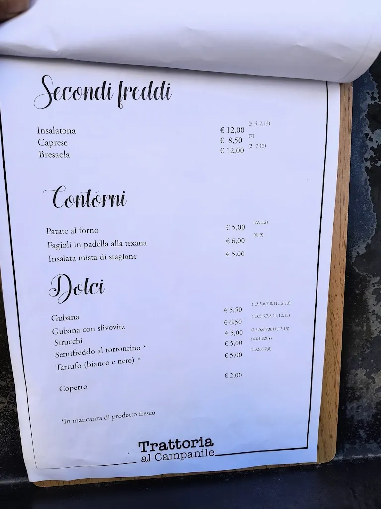 Menu_Al Campanile_Cividale del Friuli_image_2